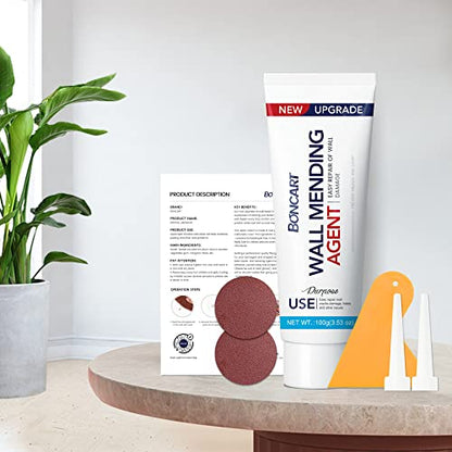 Drywall Repair Kit, 2-Pack Wall Mending Agent, Wall Spackle with Tools - style: 2Pack