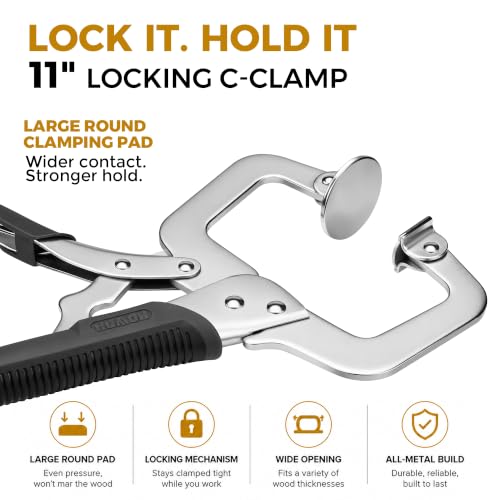 Pocket Hole Jig Kit, Professional Metal Pocket Screw Jig System