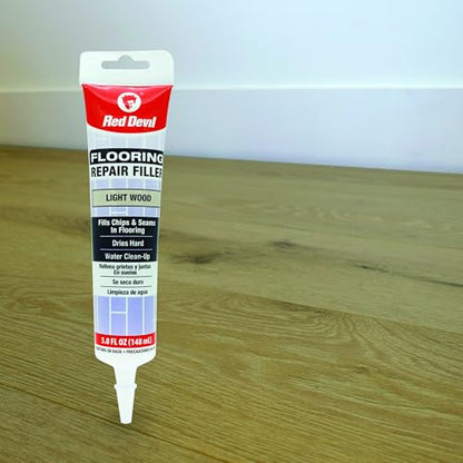 Red Devil 056020 Flooring Repair Filler, 5 oz., Light Wood, 4 Pack - color: Light Wood, size: Pack of 4