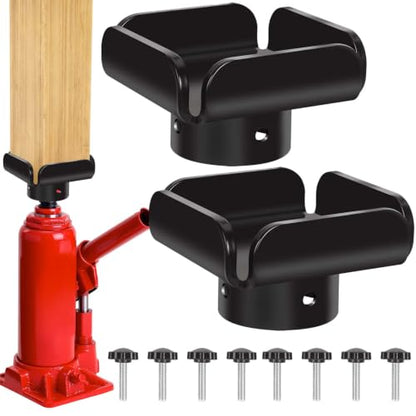 2 Pack Bottle Jack to Post Adaptor Centering Pin for 4x4 Wood Beams Steel - color: 2