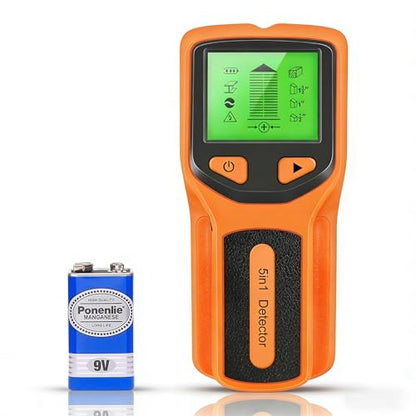 5 in 1 Stud Finder Wall Scanner with Smart Chip & HD LCD Display