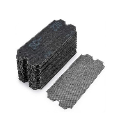 Drywall Sanding Screen Mesh Sheet, 15 Pack Drywall Sandpaper 150 Grit, 4-3/16" x 11-1/4" Dual-Sided Wet Dry Mesh Sandpaper for Drywall, Wood, Metal, Auto - style: 150 Grit