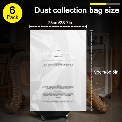 Dust Collector Bags For Harbor Freight Central Machinery 35 & 70 Gallon