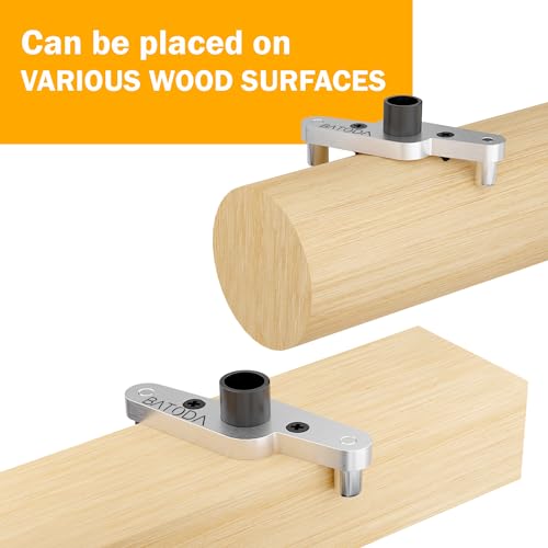 BATODA Dowel Jig Kit for Floating Shelf Bracket, 1/2" Drill Bit Included