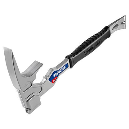 Vaughan 15 Inch Multi-Function Demolition Tool, Hammer, Nail Puller, Multi-Use, Heavy Duty Construction, DIY Hand Tools - Blue 050042