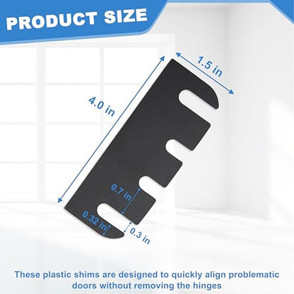 Door Hinge Shims for Door Hinge Repair Kit, 0.030" Thickness,4" Hinge Shims