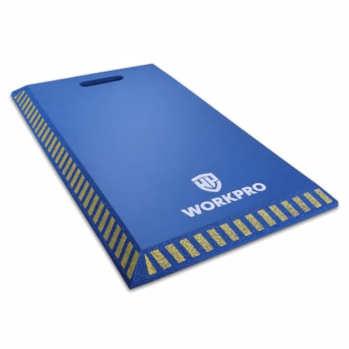 WORKPRO Extra Thick Kneeling Pad, Soft NBR Foam Knee Cushioning for Knees - color: Blue