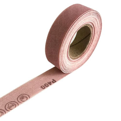 400 Grit Hook & Loop Plumber's Open Mesh Sanding Cloth Roll 1" x 5.5 Yard - size: 400 #