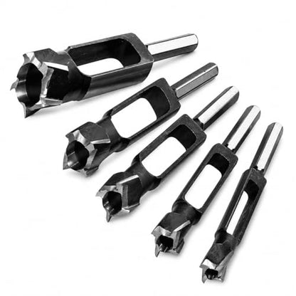 Wood Tenon Dowel Plug Cutter 6Pcs Set Tenon Cutter Plug Maker Woodworking Drill Bit - size: 6pcs set