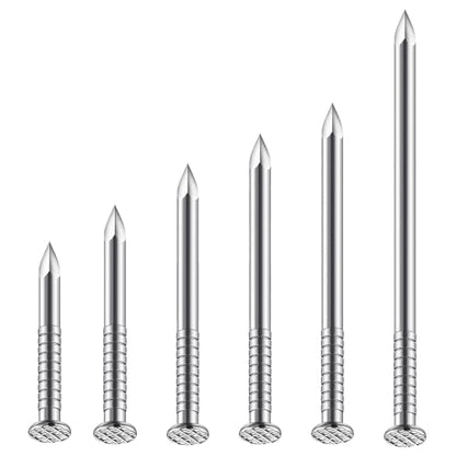 Wensilon 430pcs Stainless Steel 304 Nails Kit, Hanging Nails Kit, Wall Nails Kit, Dowels Kit, Long Nails Kit (Pack of 2) - color: Ss, size: Kit (Pack of 2)