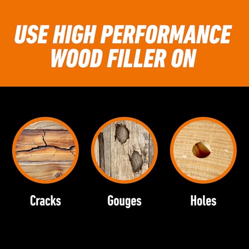 Gorilla All Purpose Wood Filler Kit, with Putty Knife and Sanding Block - size: 1 - Pack