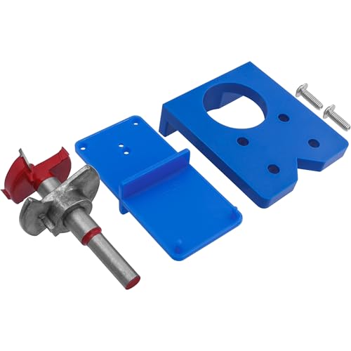 Yakamoz 35mm Concealed Hinge Jig Kit, 8mm Round Shank Carbide Forstner Bit