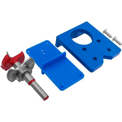 Yakamoz 35mm Concealed Hinge Jig Kit, 8mm Round Shank Carbide Forstner Bit