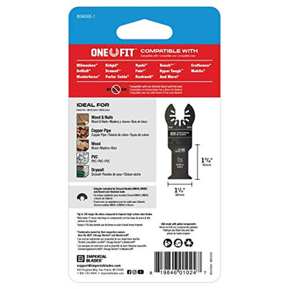 One Fit™ 1-1/4" Standard Wood & Nails Blade, 1PC - style: 1-Pack
