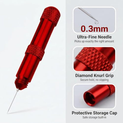 Glue Applicator&Nozzle Cleaner,0.3mm Stainless Steel Tip for Model