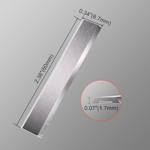 LU&MN 2.38"(60mm) Carbide Scraper Kit with 2 Reversible Blades