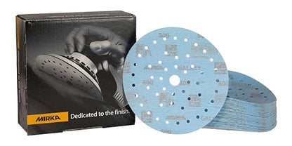Mirka Galaxy Multifit 6 Inch Ceramic Discs, 800 Grit, Hook & Loop, 50 Pack - size: Grit 800