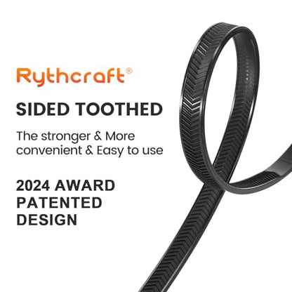 Zip Ties Heavy Duty 12 inch，V-Shaped Toothed Double Sided 200 LBS