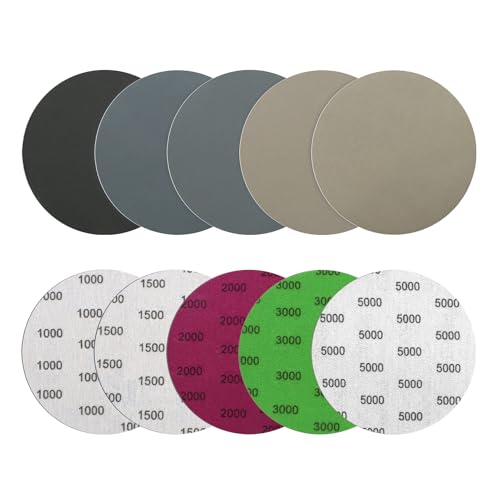 VIBRATITE 30PCS 6 Inch Hook & Loop Sanding Discs, 1000-5000 Grit - size: 6 Inch (1000-5000 Grit)