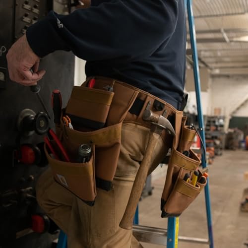 Carhartt 11 Pocket Padded Tool Belt Carhartt Brown - size: 11 Pocket
