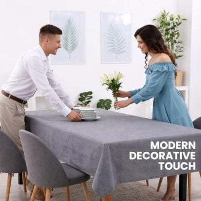 Silver Canvas Drop Cloth (4 x 12 Feet - Pack of 2) - Cotton Painters Drop Cloth for Painting, Furniture & Floor Protection - All Purpose Canvas tarp with Double Stitched Edges - size: 4' x 12' - Pack of 2