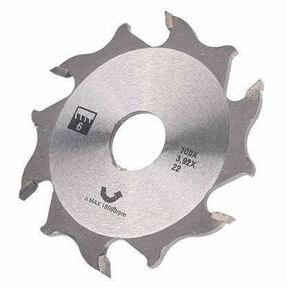 Biscuit Joiner Blade Replacement, 4-Inch 6-Tooth Biscuit Joiner Tool for Woodworking, Carbide Replacement Blade