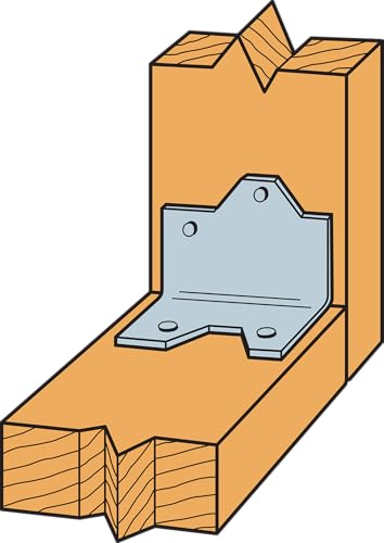 Simpson Strong-Tie L30-100 - L L-Shaped Angle - 3-Inch Length, 16-Gauge Steel, Zinc Galvanized Coating, Versatile Corrosion-Resistant Wood Construction Connector (Pack of 100)
