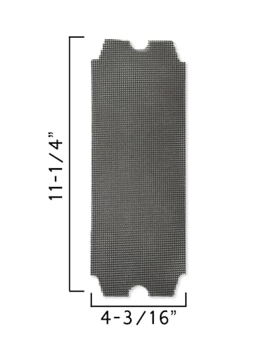 Sand Screen Sanding Mesh Sheets Grit 120, 12 Pack, 4-3/16" x 11-1/4", Medium Grit Sandpaper Mesh for Wood, Drywall, and Metal - style: #120-12pcs