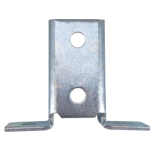Strut Channel Bracket Angle Wing for 1/2" Bolt in 1 5/8" Uni/strut, 6 Pack - size: 8 Hole Wing Shape