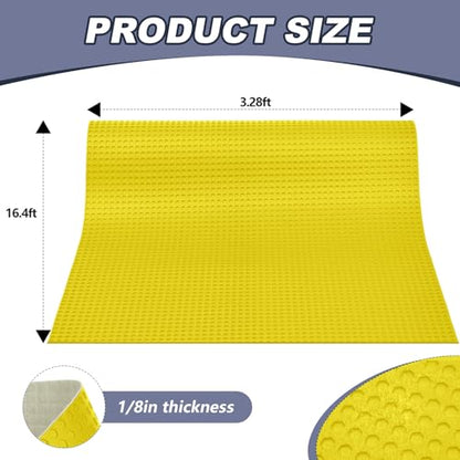 Drydiet 54 Sqft Uncoupling Membrane for Tile 1/8''(3mm), Yellow - color: Yellow, size: 54 Sqft