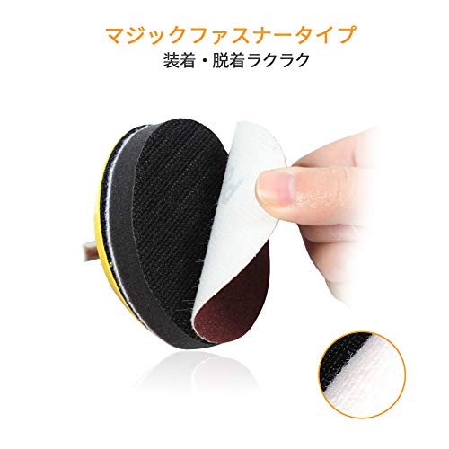 SPEEDWOX 100PCS 3" 80 Grit Sanding Discs, Hook and Loop No Hole Sandpaper - style: 80-Grit