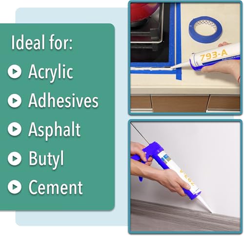 Caulking Gun，Smooths No-drip Silicone and Caulking Tools