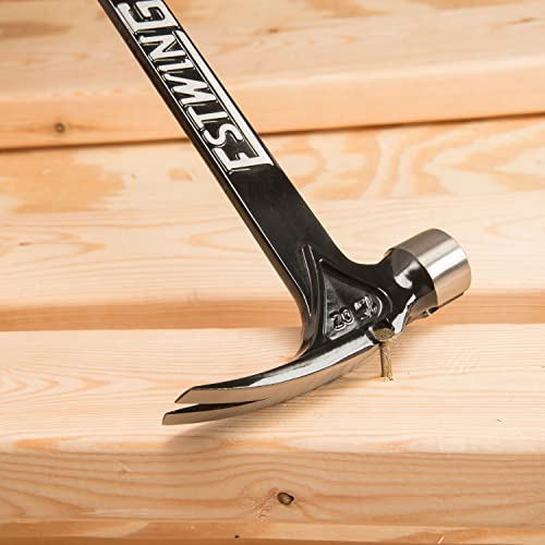 ESTWING Ultra Series Hammer, 15oz Smooth Face, Leather Grip, E15S - size: 15 oz (Ounces), style: Smooth Face (Standard Handle)