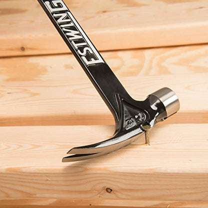 ESTWING Ultra Series Hammer, 15oz Smooth Face, Leather Grip, E15S - size: 15 oz (Ounces), style: Smooth Face (Standard Handle)