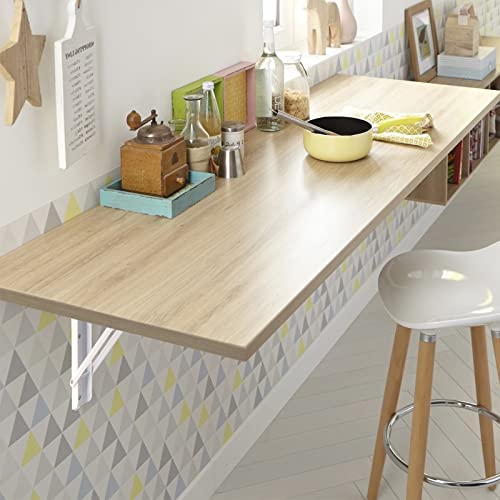 YUMORE Folding Shelf Brackets, 20 Inch Heavy Duty L Bracket, White, 2 Pack - color: White, size: 20 Inch