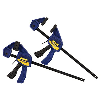 IRWIN QUICK-GRIP Bar Clamps for Woodworking, One-Handed, Micro, 4-1/4", 10 Pack (1964747) - size: 2 count (Pack of 5)