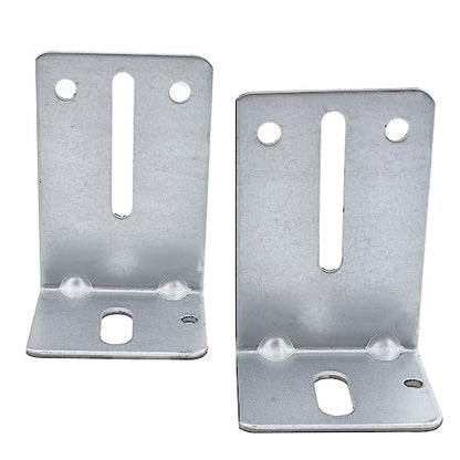 4 Pack Garage Door Track Jamb Bracket, Heavy Duty 12 Gauge Steel Garage Door Parts, Garage Door J10 Track Bracket for Garage Door Reinforcement (115mm) - size: 115mm