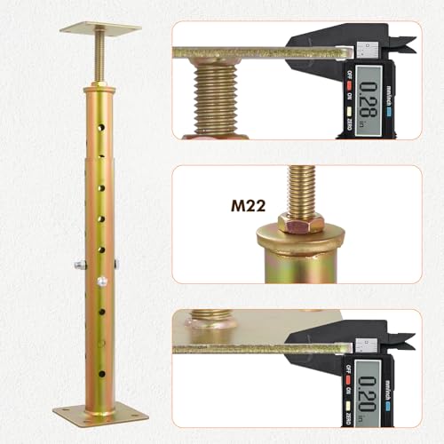 4Pack Adjustable Floor Jack,19" - 36" Telescoping Jack Post