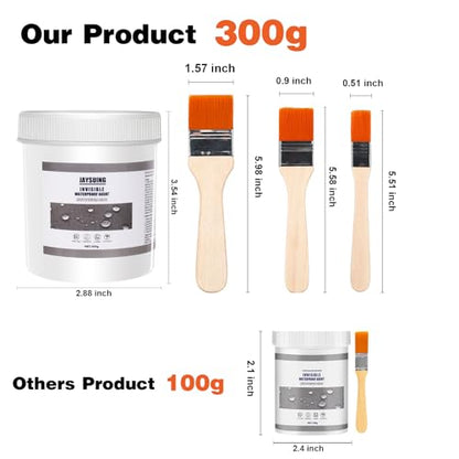 21 OZ Waterproof Sealant, Invisible & Transparent Waterproof Agent - size: 2Pack