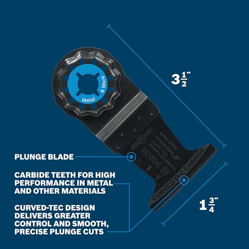 Bosch OSL134CC 1-3/4 in. Starlock Oscillating Multi-Tool Curved-Tec Carbide
