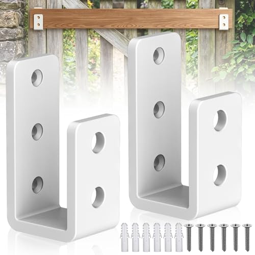 2x4 Door Barricade Brackets, 6mm Thickened Security Brackets(2Pack) - size: 6mm 2PCS