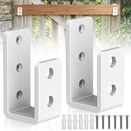 2x4 Door Barricade Brackets, 6mm Thickened Security Brackets(2Pack) - size: 6mm 2PCS