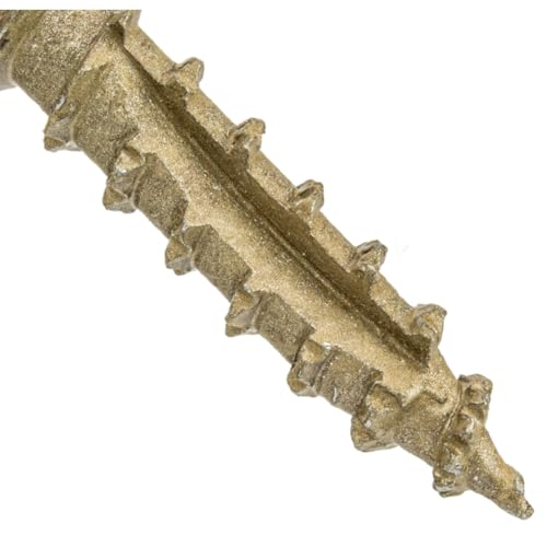 Jake Sales #15 x 5 Construction Lag Screw - Torx/Star Drive Heavy Duty Structural Lag Screw - ACQ Compatible - Modified Truss Washer Head. 9 x 100 Count Boxes - CASE - 900 Screws - color: BRONZE, size: 15x5"