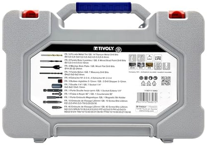 Special Metal/Concrete/Wood Drilling & Screwdriving Set - Quick Change Screwdriver Bit Holder