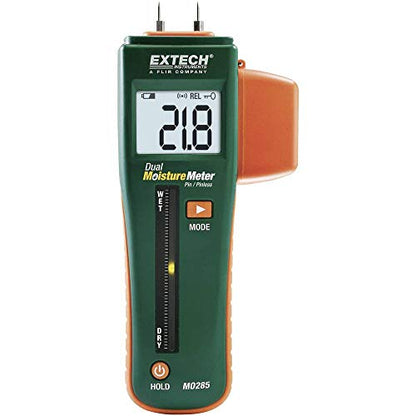 Extech MO260 Combination Pin and Pinless Moisture Meter, LED Bargraph - style: Standard