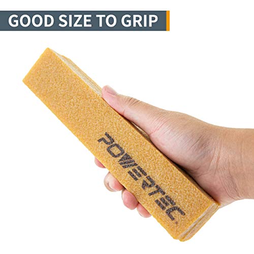 POWERTEC 110344 9 Inch PSA Sanding Discs & Abrasive Cleaning Stick Set | Assorted Sandpaper 30PK - 5 Each of 60,80,100,120,180,240 Grits for Drywall, Woodworking, Random Orbital Sanders, DA Sanders - style: 60-240 Grits, w/ Cleaning Stick