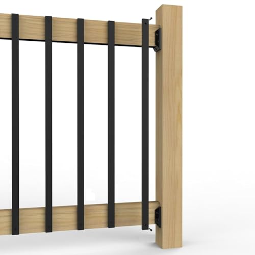 HZIU 50 Pack 29.5" Deck Balusters，Stainless Steel Deck Railing Kit - size: 29.5 Inch