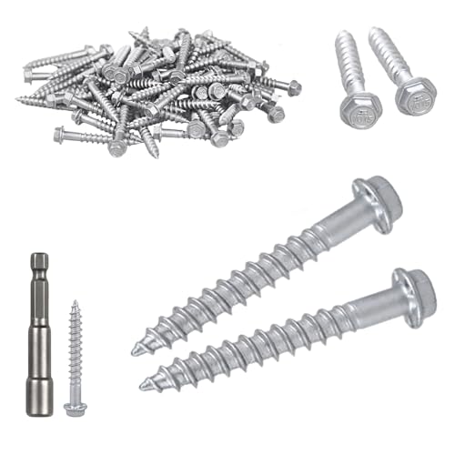 Connector Screws #10x1-1/2 Compatible with Simpson Strong-Tie Screw 100PCS