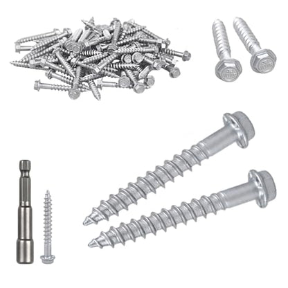 Connector Screws #10x1-1/2 Compatible with Simpson Strong-Tie Screw 100PCS