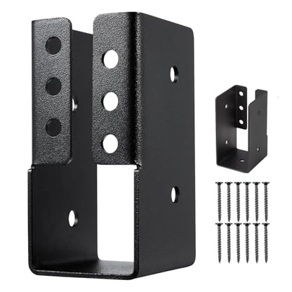 Concealed Joist Hangers,20 Pcs 2"x4" Outdoor Concealed-Flange Joist Bracket
